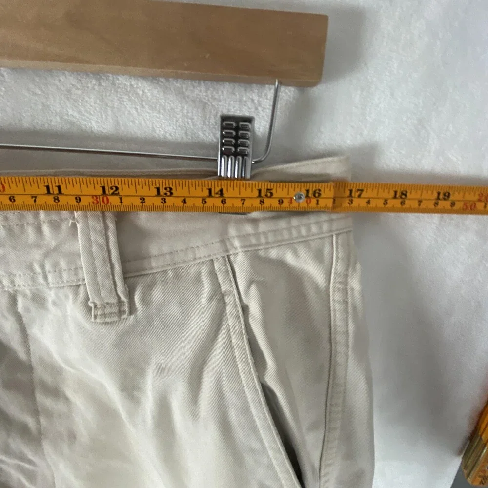 Polo Ralph Lauren Cargo Pants Mens FITS 33x34 Beige Army Military Workwear